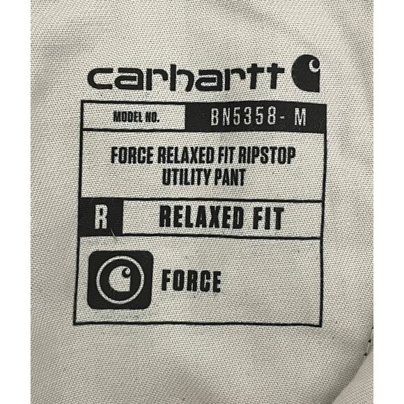 Carhartt Force Relaxed Fit Ripstop Utility Straight Pant Navy 40 x 30 BN5358-M - Picture 11 of 13